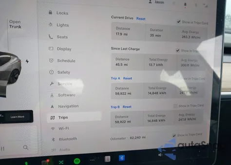 2018 Tesla Model 3 Long Range/Mid Range from USA, damaged, VIN 5YJ3E1EA0JF004087